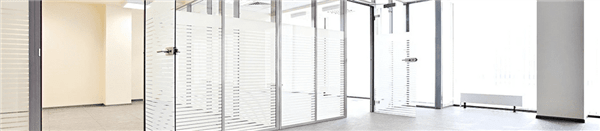 Aluminum glass wall partition