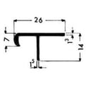 Transition strips with shanks