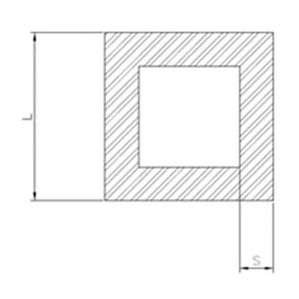 Aluminum square tubing