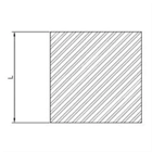 Aluminum square bar