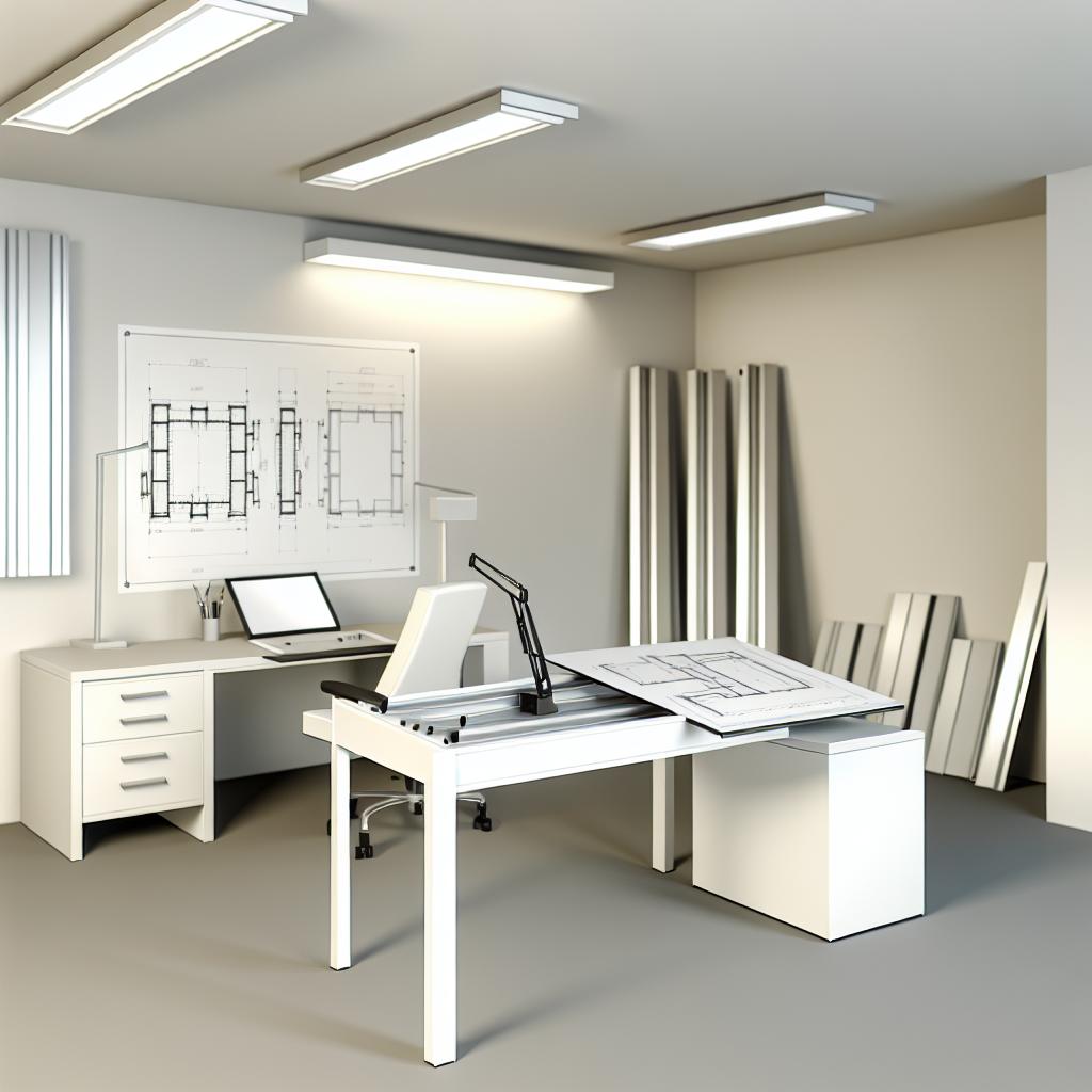 Ufficio tecnico e di progettazione di profilati in alluminio