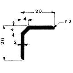 Corner elements with special cross-sections - Art 4025
