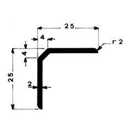 Corner elements with special cross-sections - Art 4057
