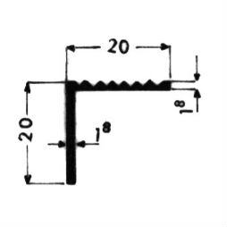 Corner elements with special cross-sections - Art 3105
