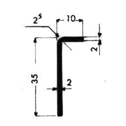 Corner elements with special cross-sections - Art 3236