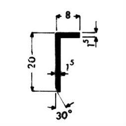 Corner elements with special cross-sections - Art 3592